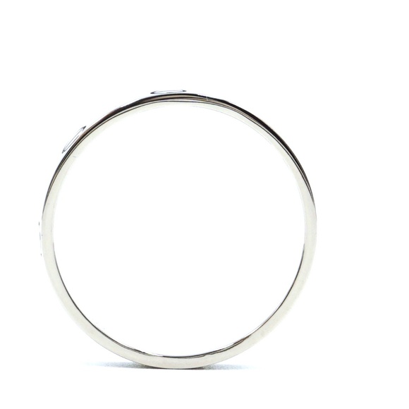 White Gold 18k 750 Size 3.5mm Wide Size 62 10.25 - Picture 7 of 8